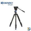 【BENRO百諾】A2883FS4PRO 油壓雲台攝影腳架套組(Aero4)