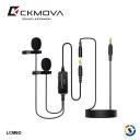 CKMOVA 全向電容式雙頭領夾式麥克風 LCM6D (3.5mm)