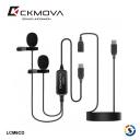 CKMOVA 全向電容式雙頭領夾式麥克風 LCM6CD (Type-C)