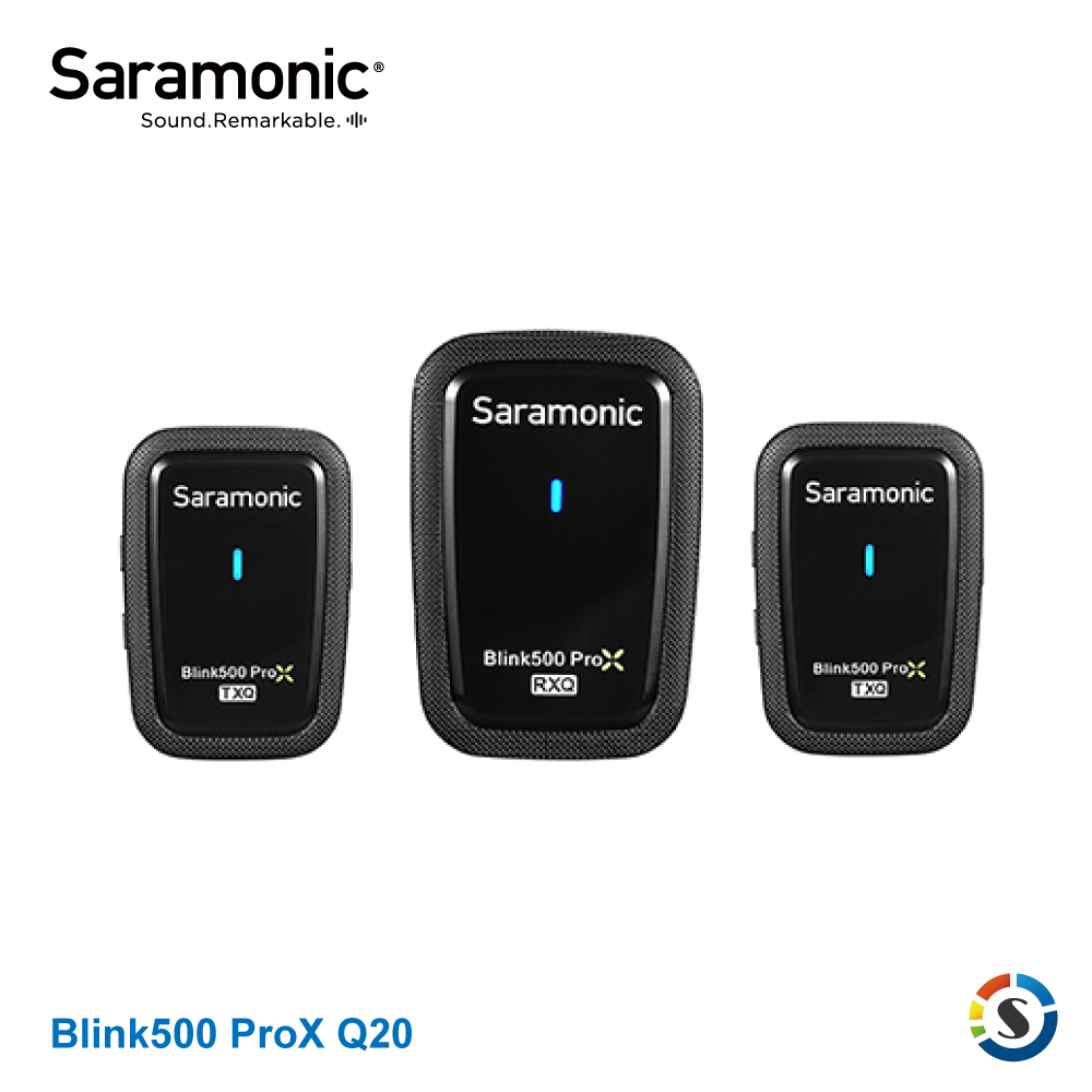 Saramonic楓笛 Blink500 ProX Q20 一對二 2.4GHz無線麥克風系統
